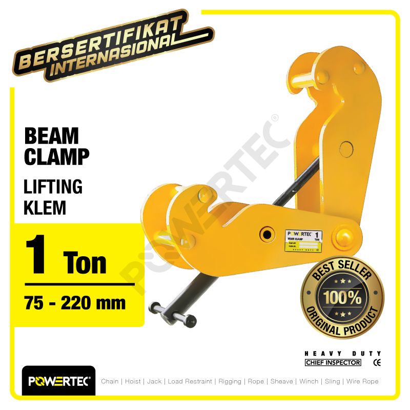 Beam Clamp 1 Ton POWERTEC