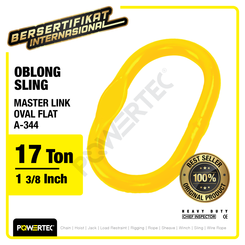 Master Link Oval Flat A-344 1-3/8″ POWERTEC