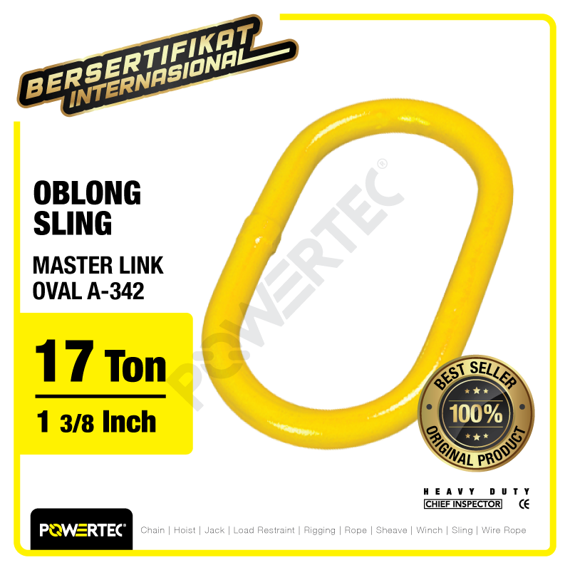 Master Link Oval A-342 1-3/8″ POWERTEC