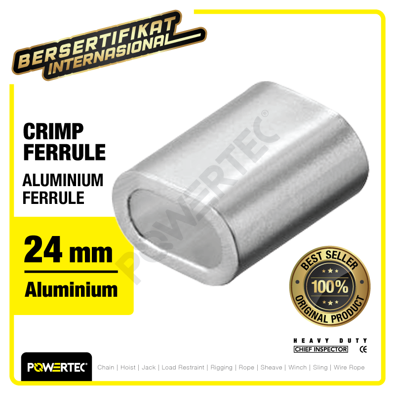 Alum. Ferrule Powertec 24mm